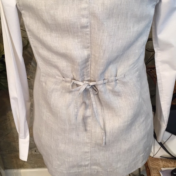 J Jill 🌹 stunning long Gray silver vest - Picture 2 of 8